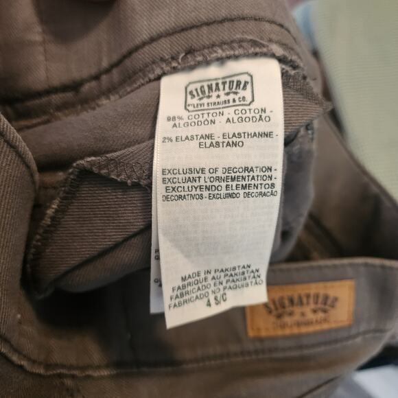 Levi's Signature Women's Gray Jeggings Size 4 S, Cotton Blend Stretch Denim - Picture 5 of 6